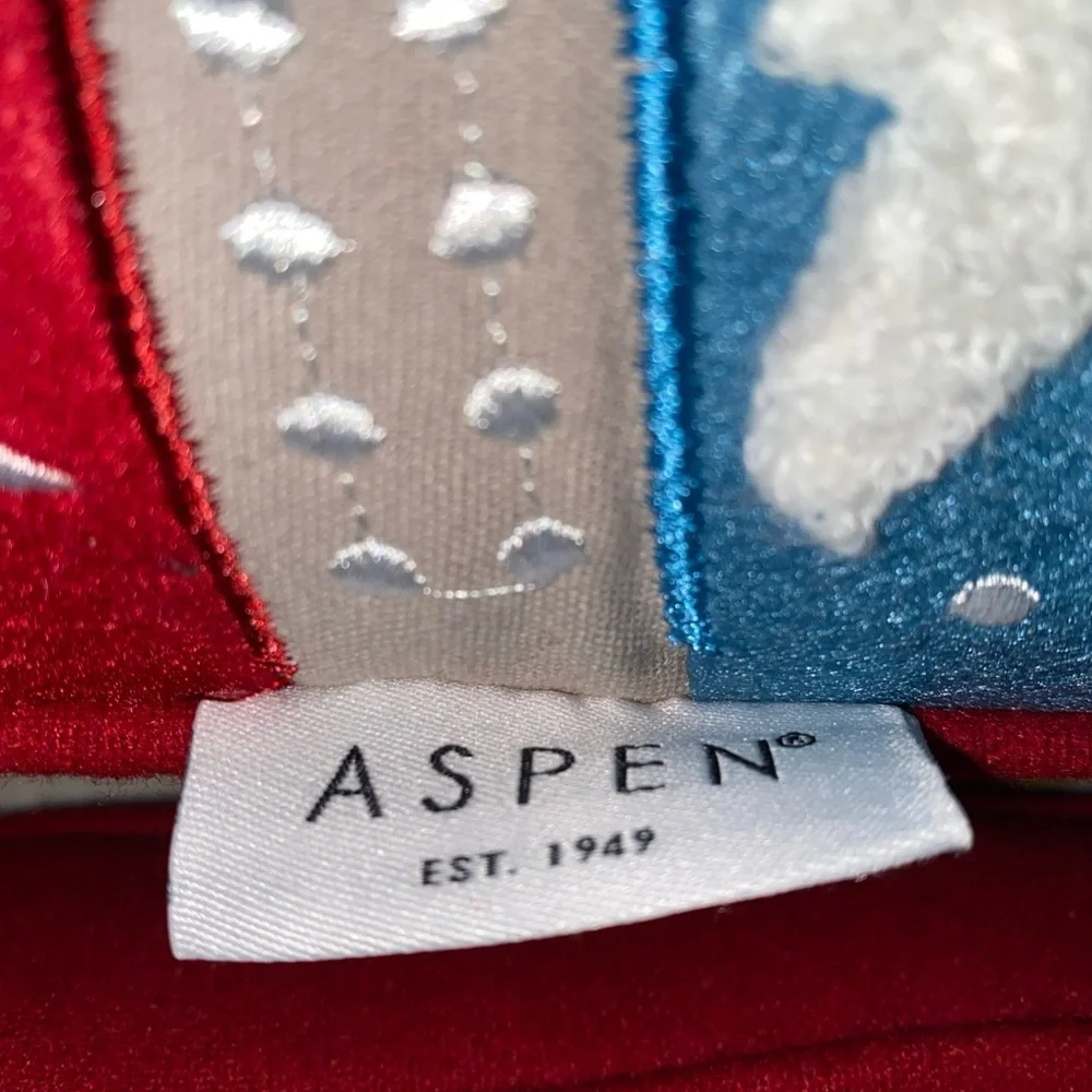 Aspen Ugly Christmas Sweater Shaped Throw Accent Pillow Ski Skiing Winter Theme‎